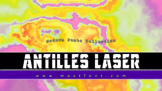 Typographic Design of Antilles-Laser