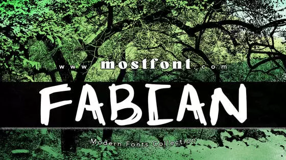 「Fabian」字体排版图片