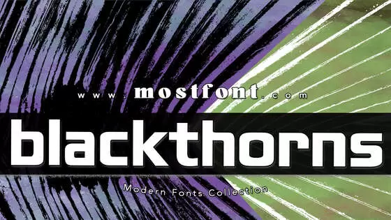 Typographic Design of Blackthorns-Demo