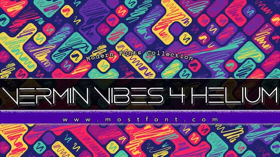 Typographic Design of Vermin-Vibes-4-Helium