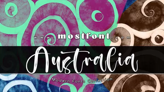Typographic Design of Australia-Beauty