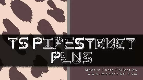 Typographic Design of TS-PipeStruct-Plus