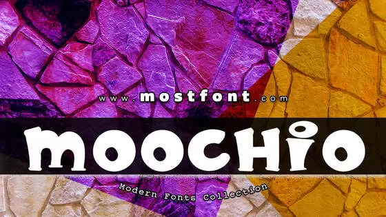 「Moochio」字体排版图片