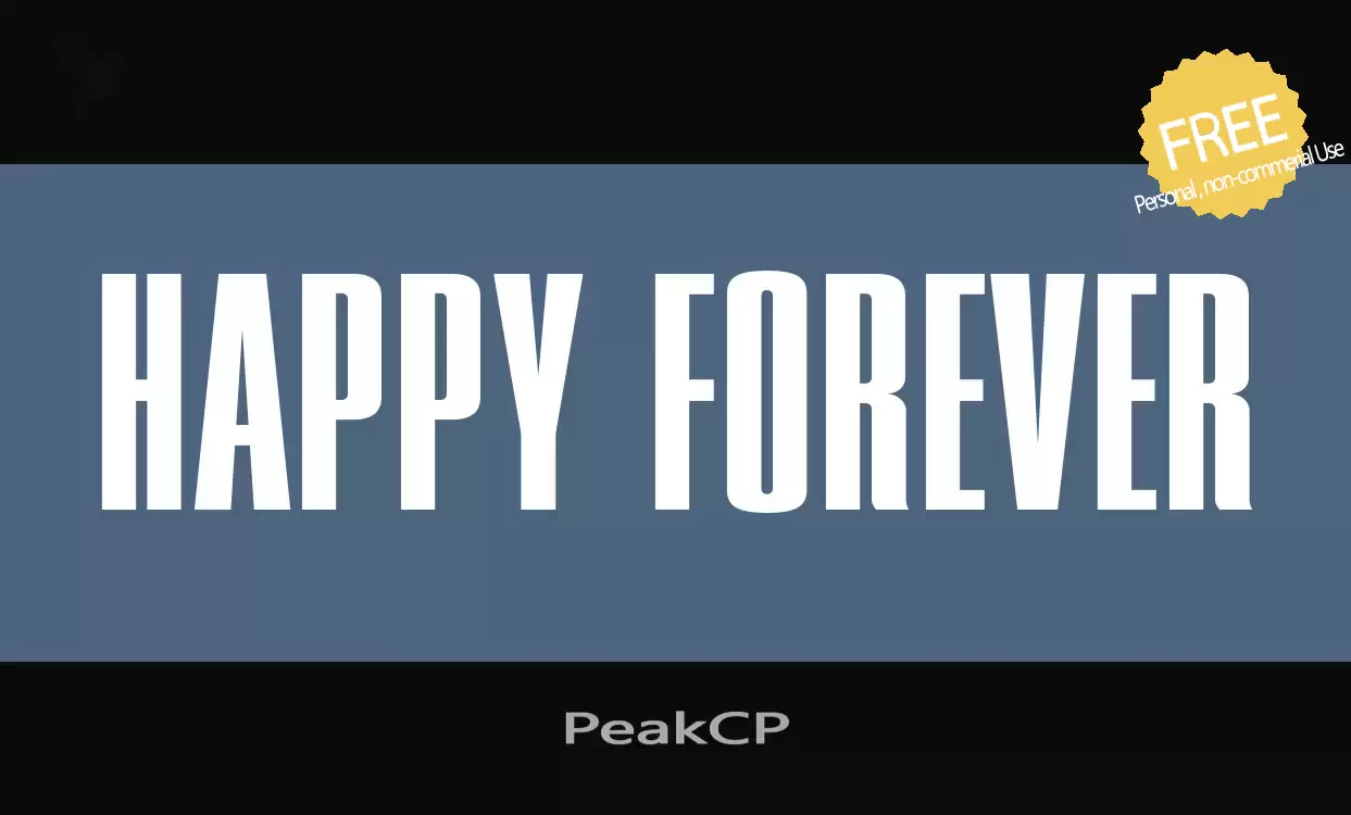 Sample of PeakCP
