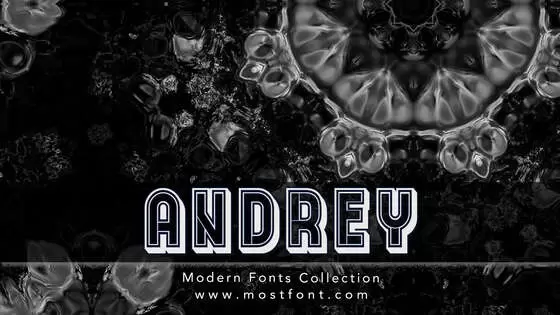 「Andrey」字体排版图片