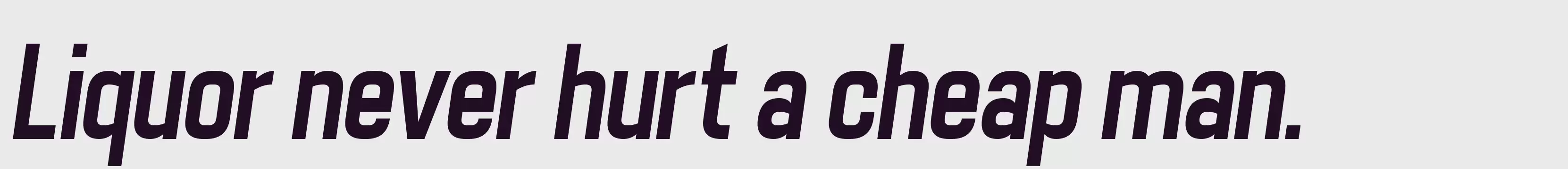 Preview Of Matthan Sans Italic