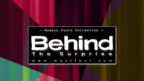 Typographic Design of Behind-The-Surprise