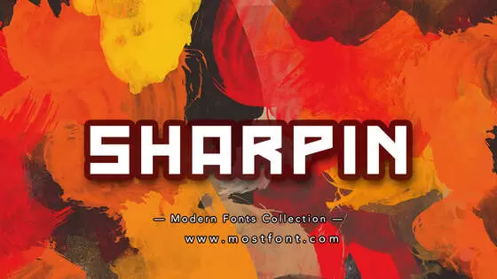 「SHARPIN」字体排版样式