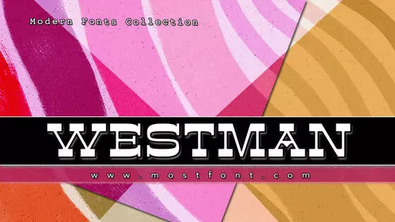 「Westman」字体排版图片