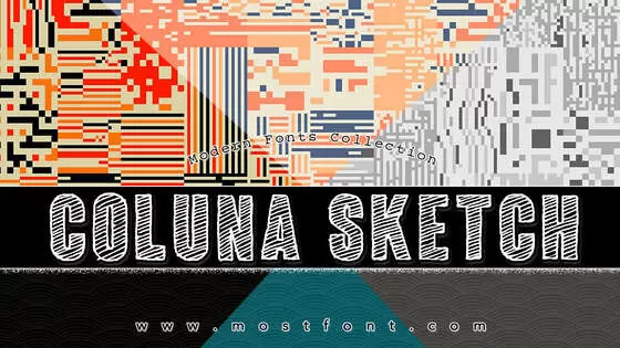 Typographic Design of Coluna-Sketch