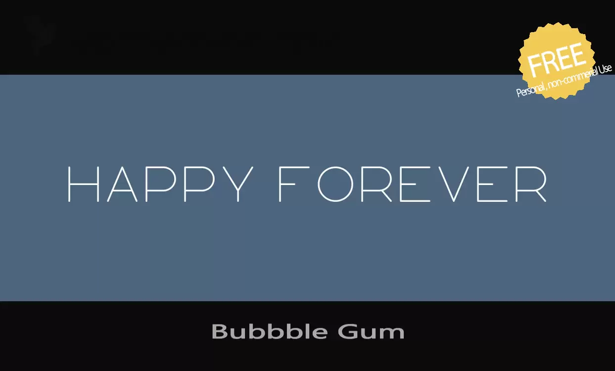 Sample of Bubbble-Gum