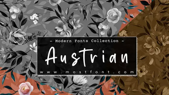 Typographic Design of Austrian