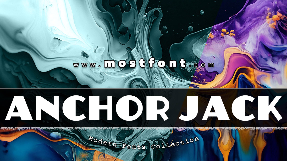 AnchorJack Font by AJ Paglia