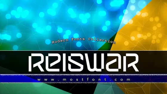 「Reiswar」字体排版样式