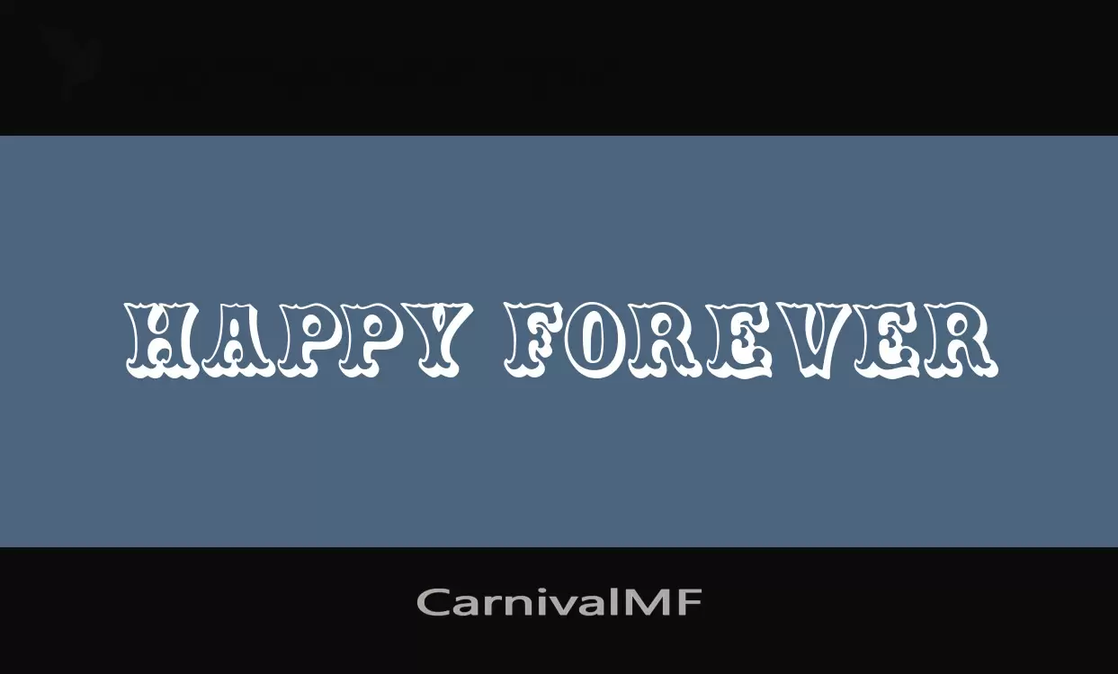 Font Sample of CarnivalMF