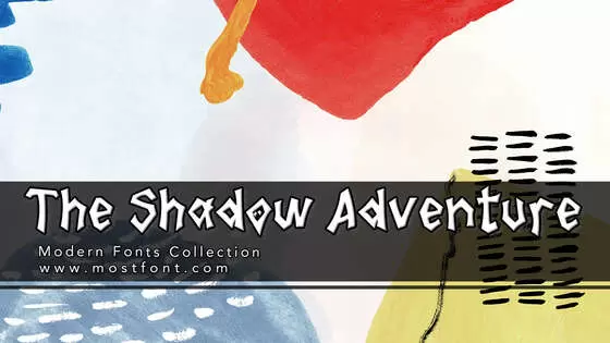 Typographic Design of The-Shadow-Adventure