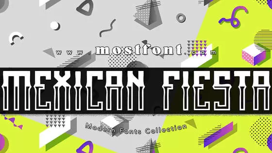 Typographic Design of Mexican-Fiesta
