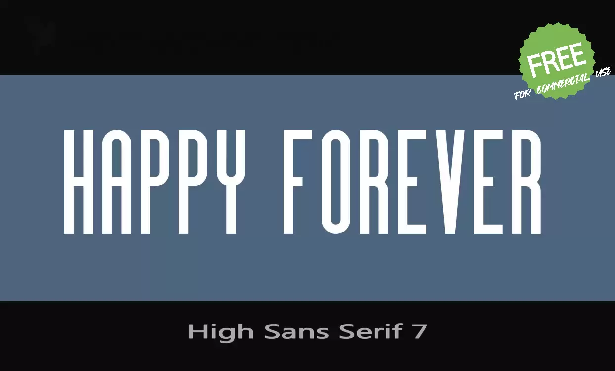 Sample of High-Sans-Serif-7