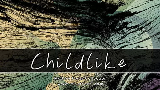 Typographic Design of Childlike