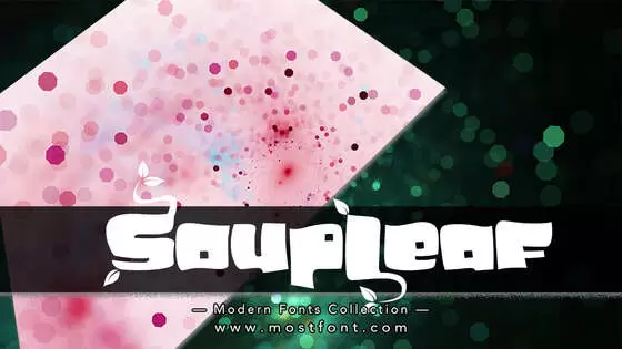 Typographic Design of SoupLeaf