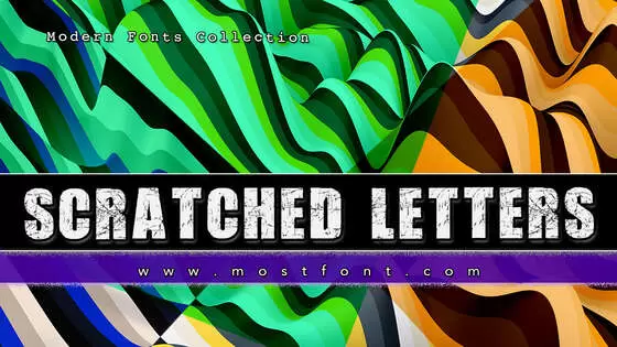 Typographic Design of Scratched-Letters