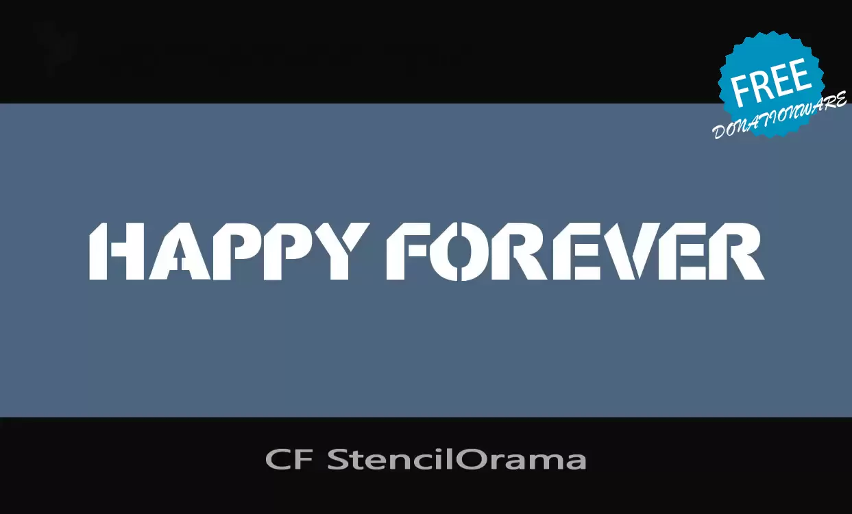 Sample of CF-StencilOrama