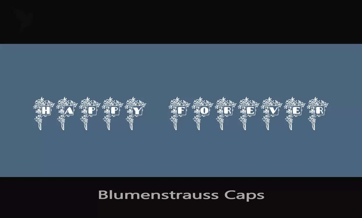 Sample of Blumenstrauss-Caps