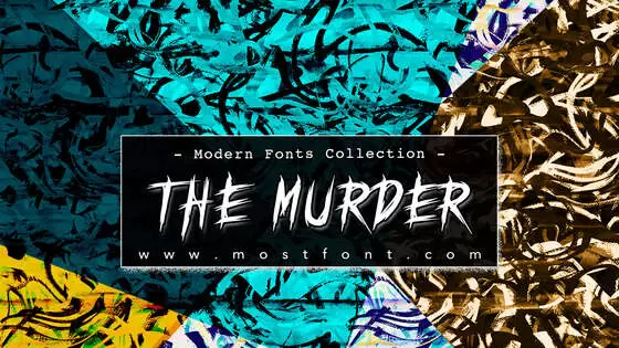 Typographic Design of THE-MURDER