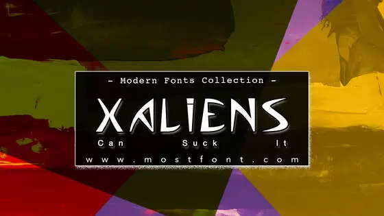 Typographic Design of Aliens-Can-Suck-It!