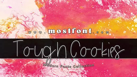 Typographic Design of Tough-Cookies