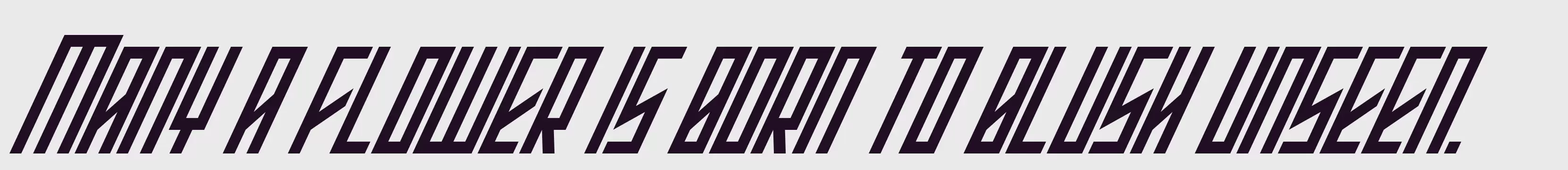 「Stretched Electrons Italic」字体效果图