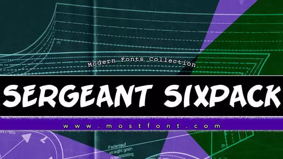 Typographic Design of Sergeant-SixPack