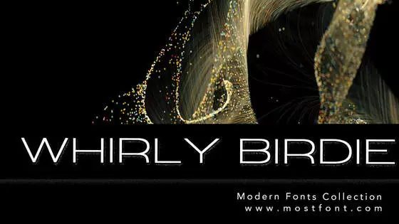 Typographic Design of Whirly-Birdie