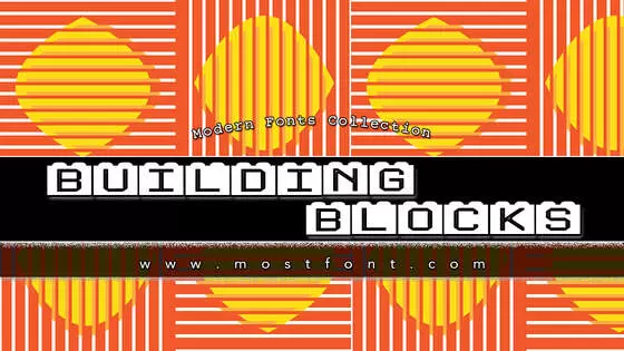「Building-Blocks」字体排版样式