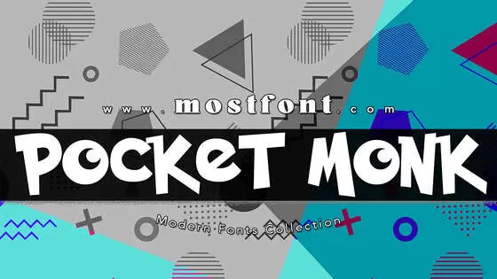 「Pocket-Monk」字体排版图片