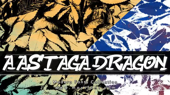 Typographic Design of A-Astaga-Dragon