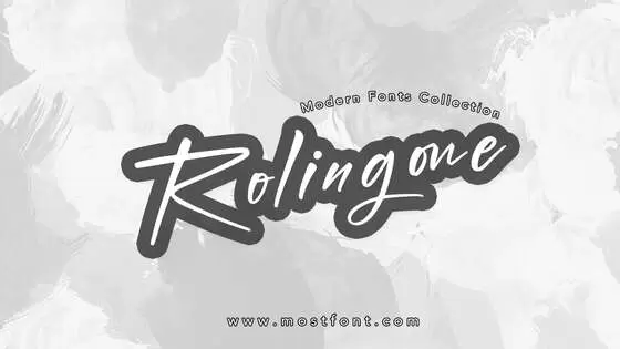 Typographic Design of Rolingone