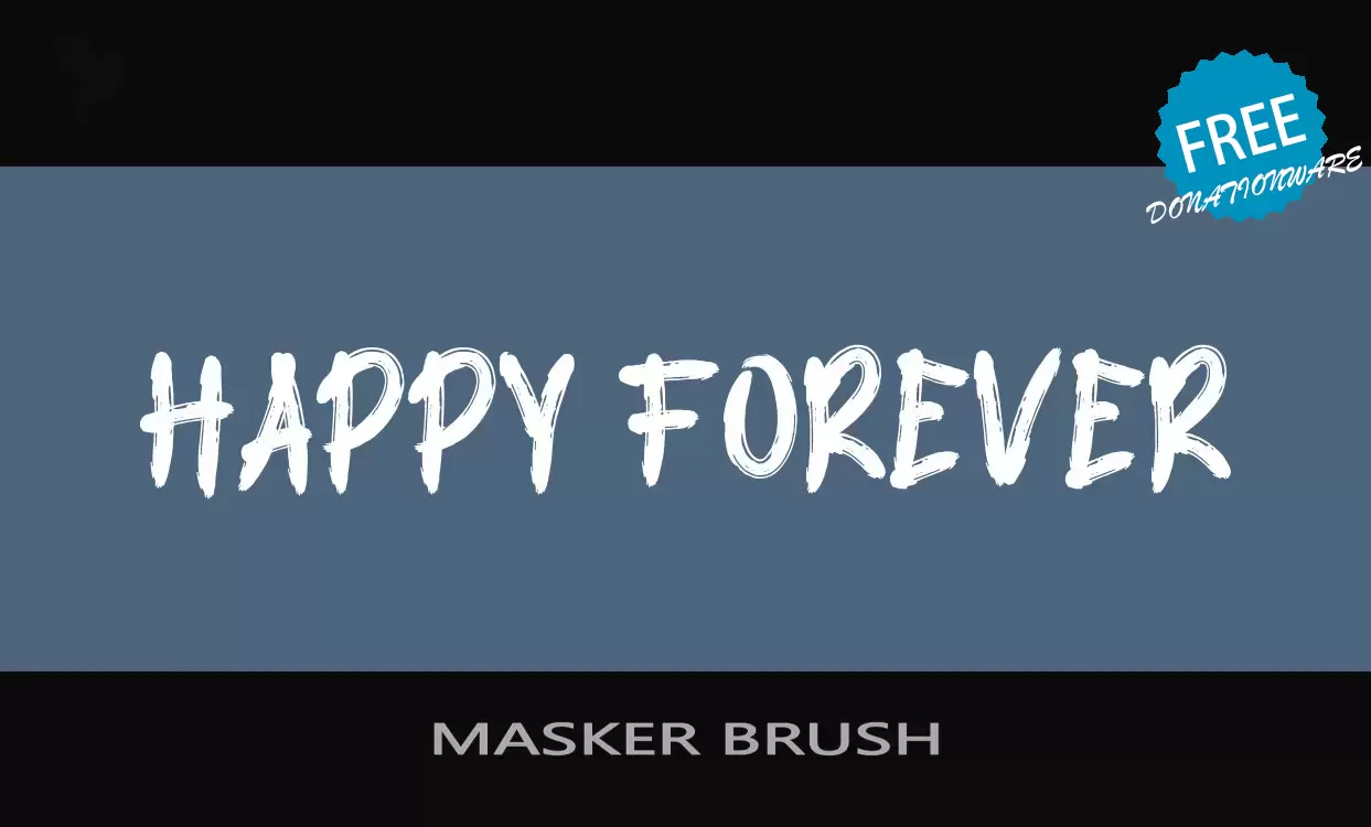 Sample of MASKER-BRUSH