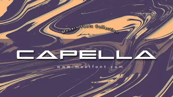 「Capella」字体排版图片