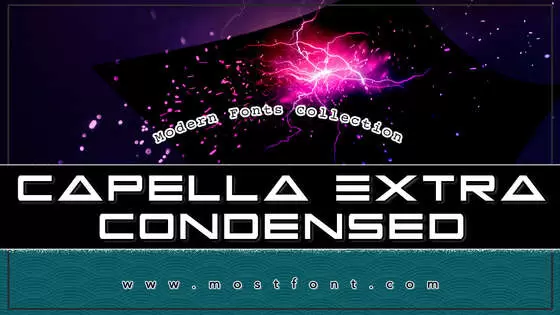 「Capella-Extra-condensed」字体排版样式
