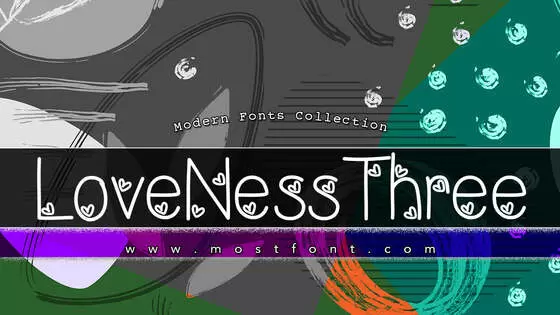 Typographic Design of LoveNessThree