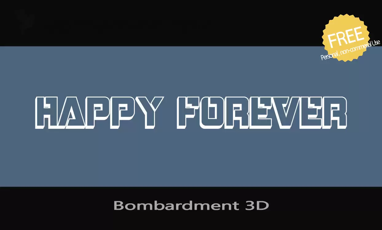 Sample of Bombardment-3D