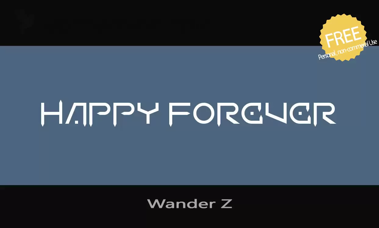 Sample of Wander-Z