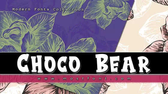 「Choco-Bear」字体排版图片