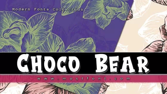 Typographic Design of Choco-Bear