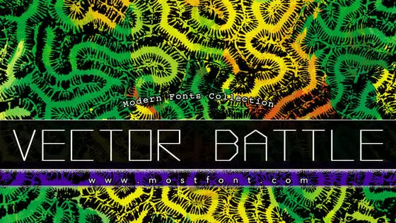 「Vector-Battle」字体排版样式