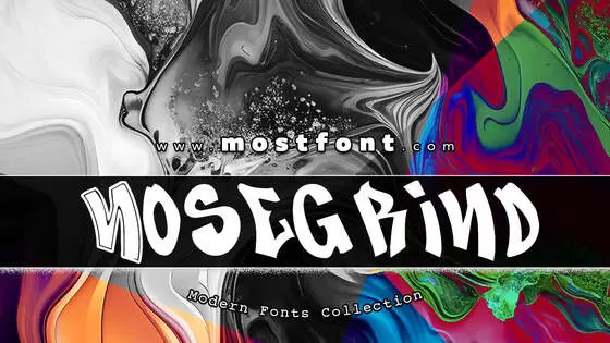 Typographic Design of Nosegrind-Demo