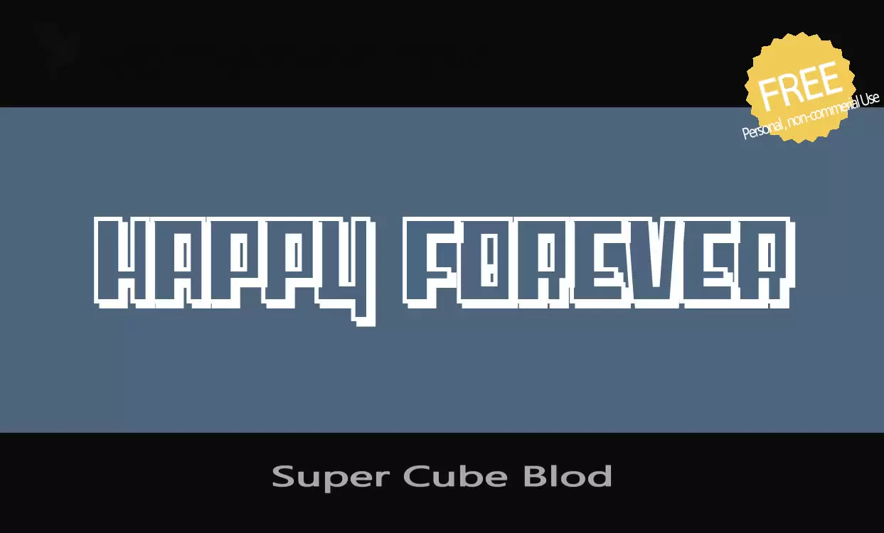 Sample of Super-Cube-Blod