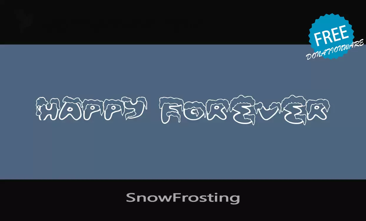 Sample of SnowFrosting