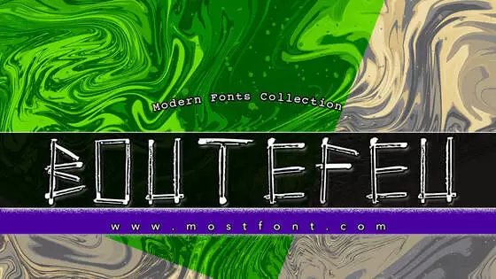 「Boutefeu」字体排版样式